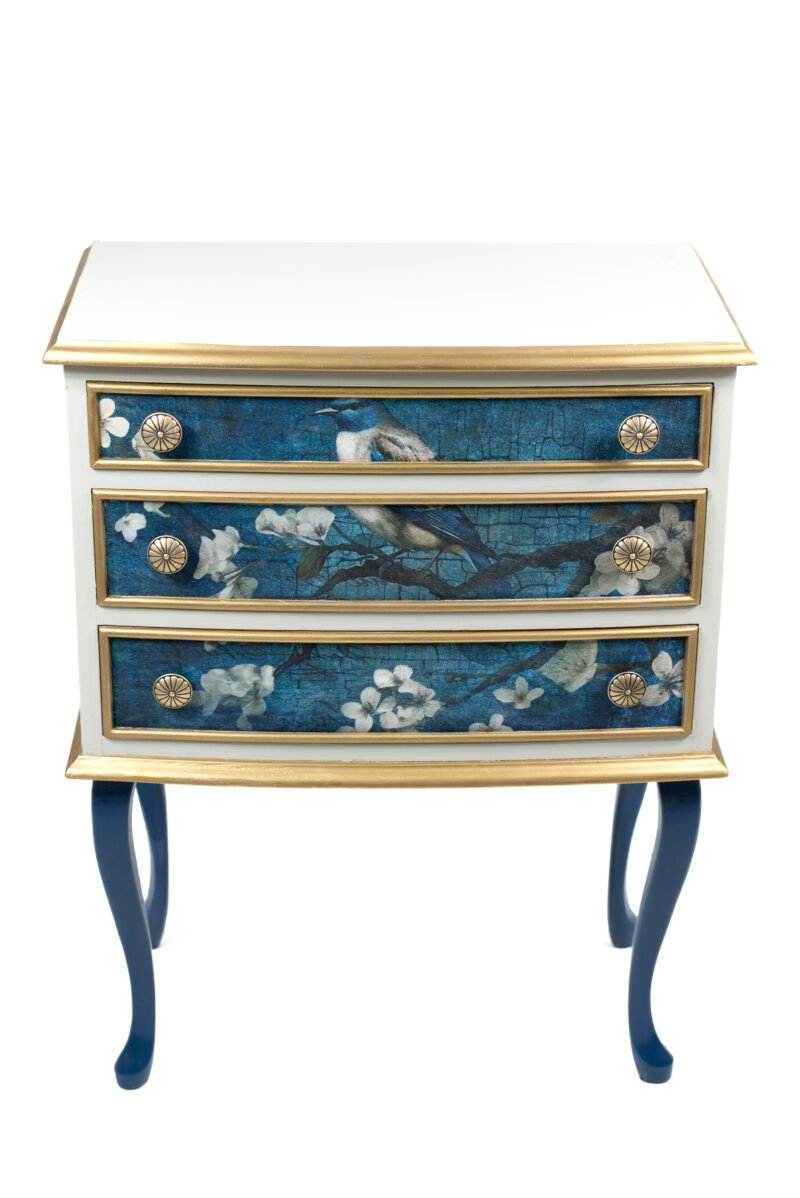 Designová komoda "Bluebird Blossom"