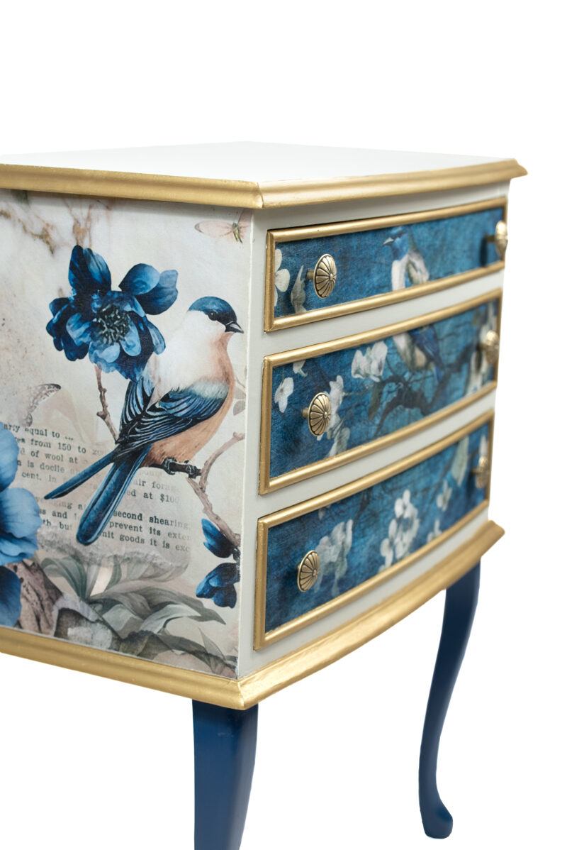 Designová komoda "Bluebird Blossom"
