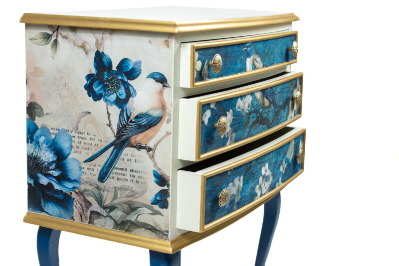 Designová komoda "Bluebird Blossom" - Image 3
