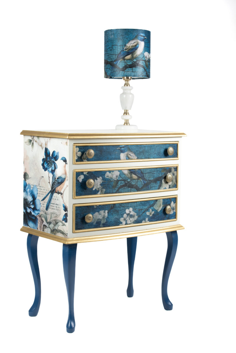 Designová komoda "Bluebird Blossom" - Image 2