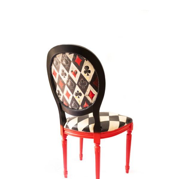 Designová židle Poker Queen