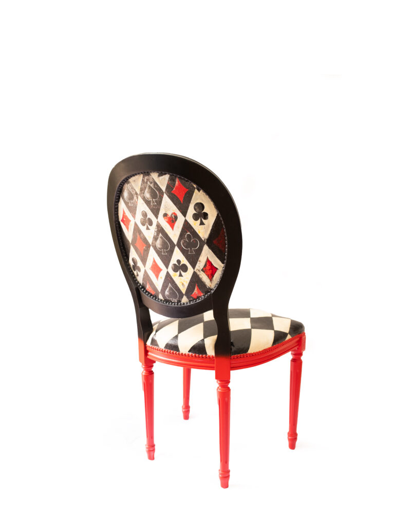 Designová židle Poker Queen