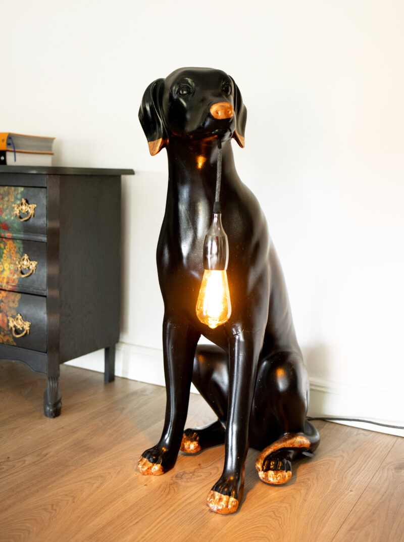 Lampa Dog – designová socha v životní velikosti - Image 3